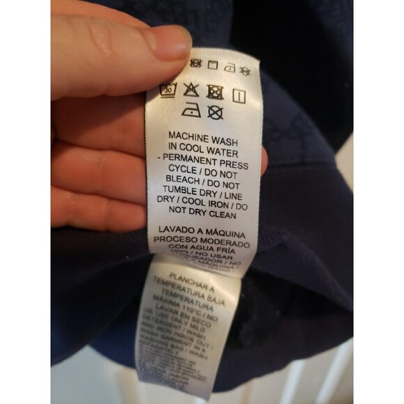 Puma X Dapper Dan Sweatshirt Jacket 1/4 Zip Navy All Over Logo Sz L Pockets - Picture 11 of 11